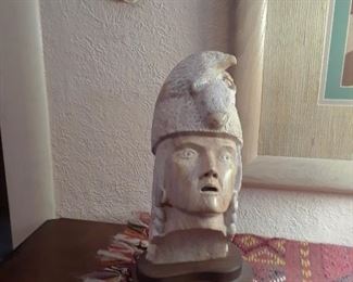 Roy Yazzie Shaman sculpture
