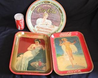 Vintage  Coca Cola Trays 