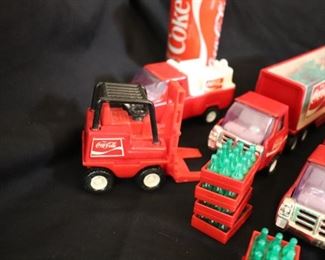 Vintage  Coca Cola Fork Lift Toy 