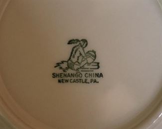 Vintage Coca-Cola Diner Shenango China Dessert Plates 