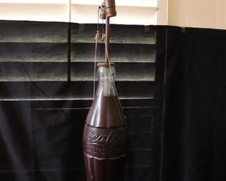 Vintage Coca-Cola  LARGE Bottle Lamp 