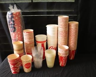 Vintage Coca-Cola  Wax Paper Cups