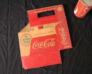 Vintage Coca-Cola  Cardboard Bottle Caddy
