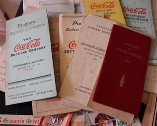 Vintage Coca-Cola Programs 
