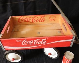 Vintage Coca-Cola  1970's Crate Wagon