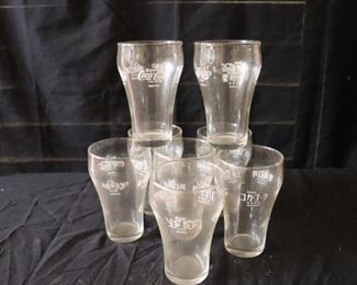 Vintage Coca Cola Around the World Glass