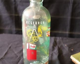 Vintage  Coca Cola Engineering Department Bottle 