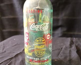Vintage  Coca Cola Engineering Department Bottle 