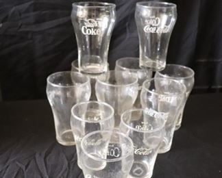 Vintage Coca Cola Hour glass Glasses