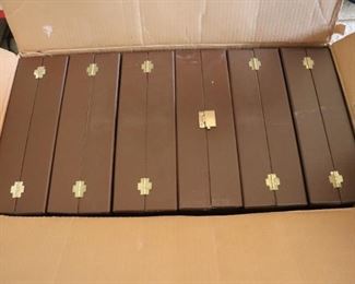 Vintage 75th Anniversary Set Coca Cola Glasses, Belt Buckle, Tray, Glasses, Case