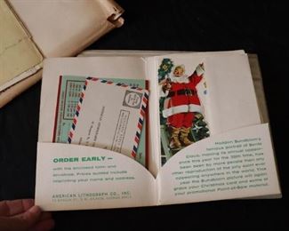 Vintage Sample Christmas Card For Coca Cola Bottlers 