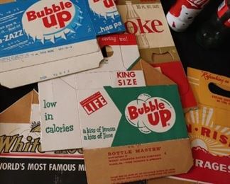 VINTAGE BUBBLE UP SODA CARRIER 6 PACK