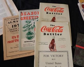 vintage Coca-Cola Ephemera