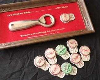 vintage  "lift top" pull tabs sprite Coke & TAB  