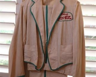Rare early Coca cola delivery uniform 