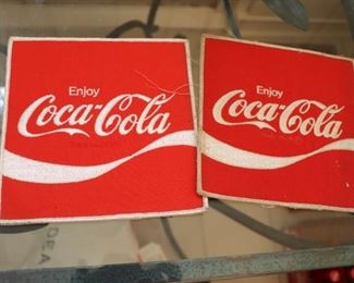 vintage Coca-Cola red square patch