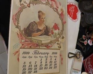 Vintage HUGE Coke Card 