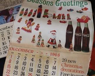Vintage Coca-cola Calenders