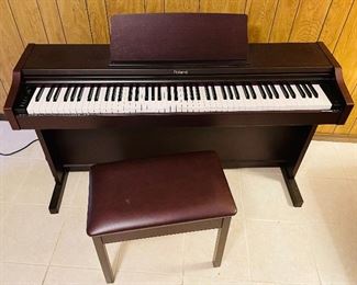 7______$400 
Roland RP101 digital player piano