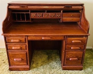 9______$400 
Roll top desk by Riverside furniture
 • 45high 33wide 29deep