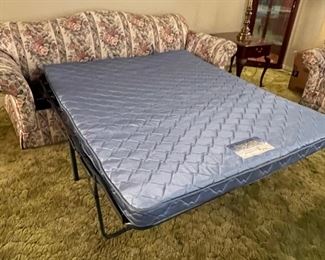 11______$190 
Floral Sofa hideway bed&nbsp;
 • 34 high 94 wide 26deep 