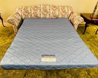 11______$190 
Floral Sofa hideway bed&nbsp;
 • 34 high 94 wide 26deep 