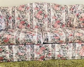 11______$190 
Floral Sofa hideway bed&nbsp;
 • 34 high 94 wide 26deep 