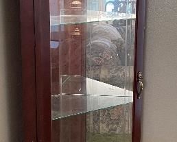 15______$150 
Curio corner cabinet maker Philip Reinish made in USA&nbsp;
  • 72high 30wide 28 bisecting the angle