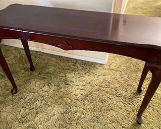 18______$126 
Console - sofa table&nbsp;
 • 28high 48wide 16deep 