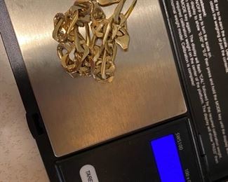 $375 - 14kt bracelet 0.492 oz 