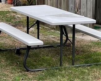 35______$195 		
Picnic table & benches