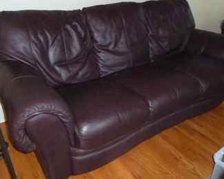 leather sofa