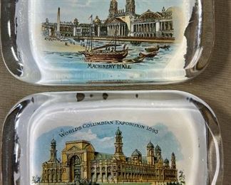 003 1893 Columbian Exposition Paperweights