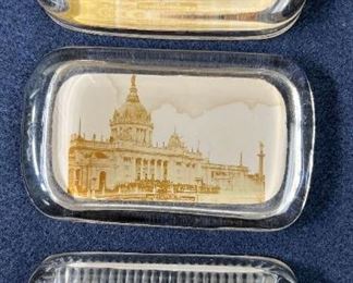 036 1898 TransMississippi Exposition Paperweights