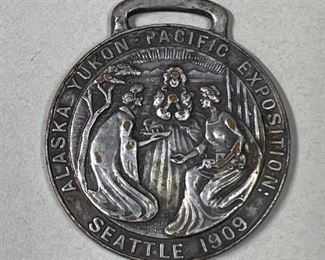 038 AYPE 1909 Souvenir Fob