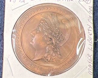 1892 Columbian Expo Mayer Liberty Head