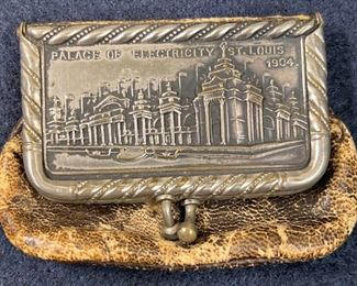 065 1904 St Louis Worlds Fair Coin Purse
