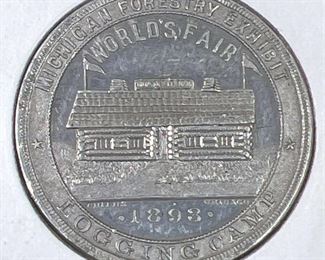 110 1893 Columbian Expo Michigan Forestry Exhibit