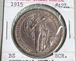 132 1915 Panama California Official Medal