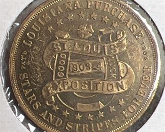149 1904 St Louis Expo Good Luck Token