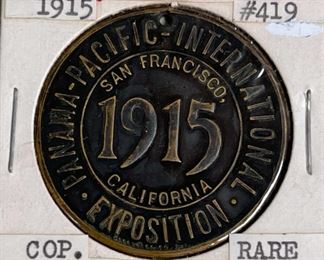 Panama Pacific Baroque Shield Token