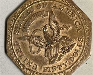 170 1915 PanamaPacific $50 Slug