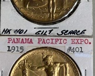 Scarce Panama Pacific Expositions So Called Dollars HK-401 