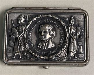 203 Louisiana Purchase Match Safe Souvenir