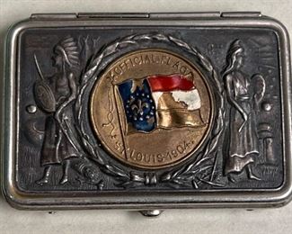 204 1904 St Louis Worlds Fair Match Safe