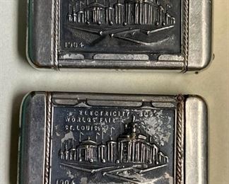 206 1904 St Louis Worlds Fair Match Safes