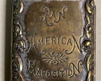 210 1901 PanAmerican Expo Souvenir Match Safe
