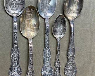 221 Sterling Louisiana Purchase Souvenir Spoons