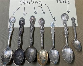 223 AYPE  PanAmerican Sterling Souvenir Spoons