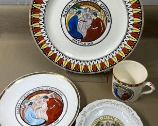 225 AYPE Souvenir Ashtray, Plates  Cup